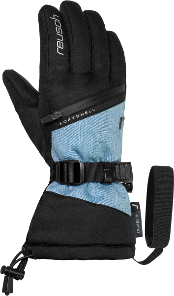 Reusch Demi R-TEX® XT 6331227 9047 black blue front